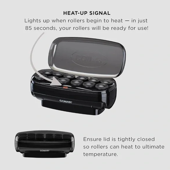 Conair Hot Rollers Hair Curlers for Long, Medium and All Hair (041) - Picture 3 of 5